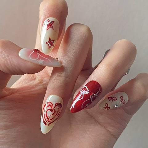 Hot SaleFantasyHandmade Artificial Gel Nail Press-On Nails