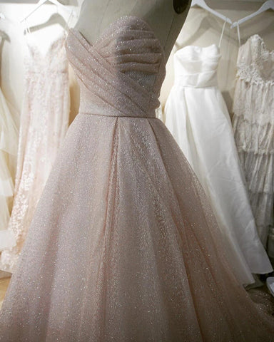 Beautiful Prom Dresses Sweetheart Long Sparkly Prom Dress Charming Evening Dress
