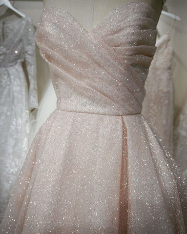 Beautiful Prom Dresses Sweetheart Long Sparkly Prom Dress Charming Evening Dress