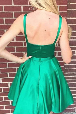 Simple  A-line Cheap Homecoming Dresses, Junior Homecoming Dress