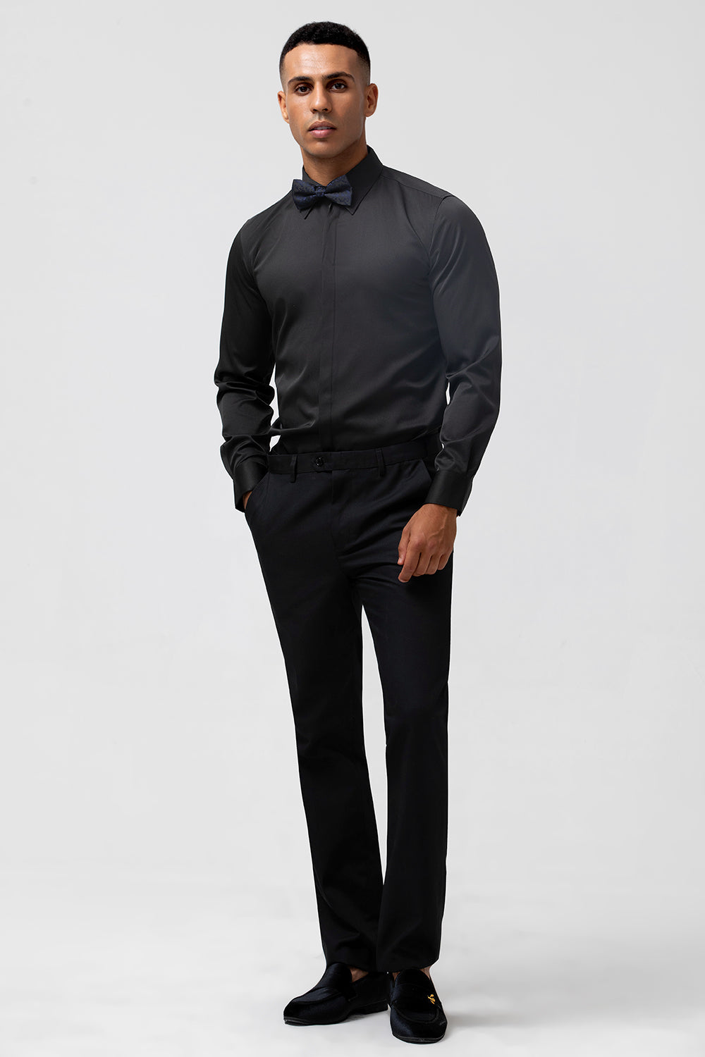 Royal Blue Shawl Lapel Jacquard 2 Pieces Prom Men's Suits