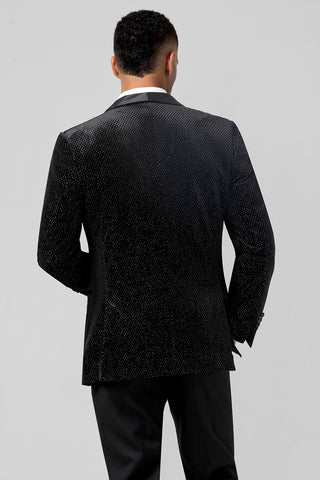 Black Shawl Lapel 3 Pieces Formal Prom Men's Suits
