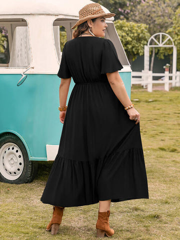 Plus Size Boho Summer Maxi Dress