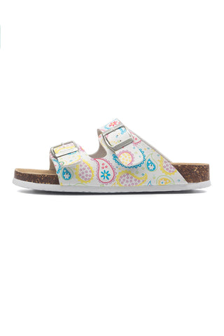Printed Buckle Birkenstock Sandals