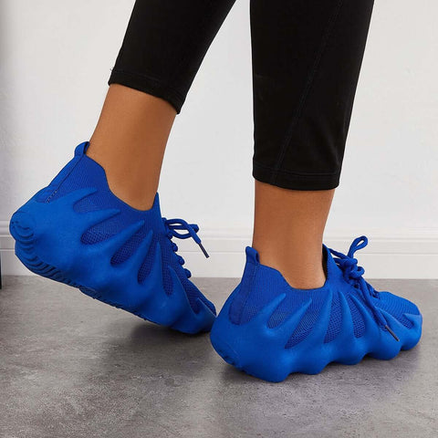 Lightweight Slip on Running Sneakers Knitted Walking Shoes
