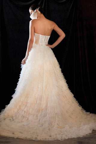 W Long Ombre Wedding Dress Bridal