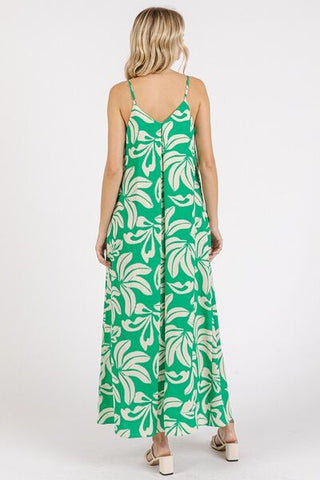 Vacation Maxi Cami Dress with Pockets