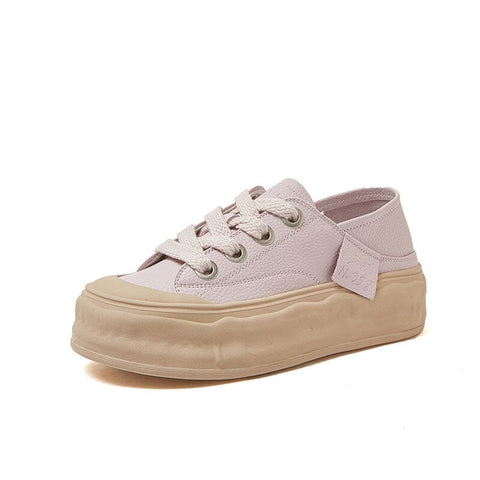 Spring Summer Minimalist Leather Casual Shoes