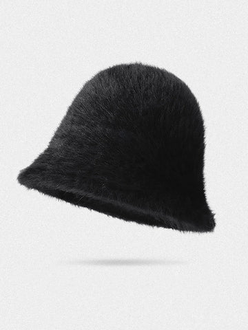 Women Winter Warm Gradient Color Plush Hat