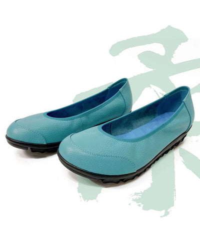 Schöne Bequeme Flache Schuhe Für Frauen Rose Rindsleder