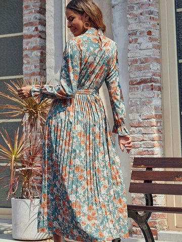 PMidi Langärmliges Kleid