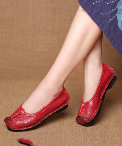 Bequeme Mulberry Splicing Flats Schuhe