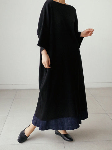 Loose Wide-Leg Empire Jean Pants