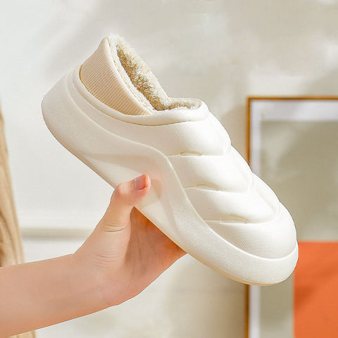 Winter Wool Liner Indoor Warm Solid Shoes
