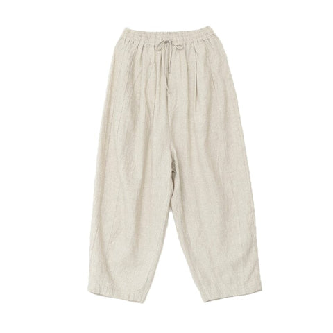 Women Summer Minimalist Loose Linen Pants