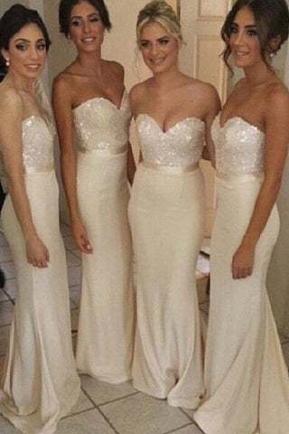 Sweet Heart Mermaid Pretty Bridesmaid Dresses, Wedding Party Dress