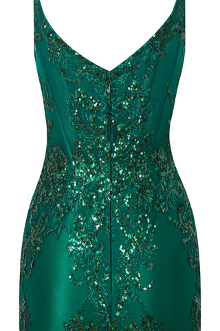 Sheath Short V Neck Satin Homecoming Dress with Appliques