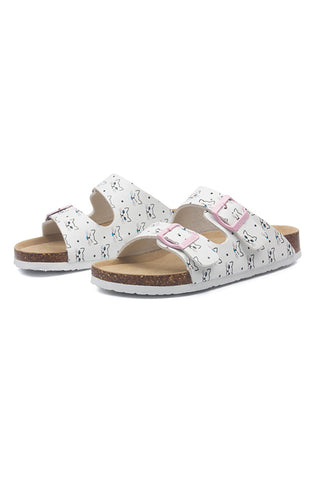 Printed Buckle Birkenstock Sandals