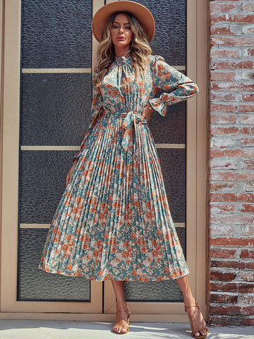 PMidi Langärmliges Kleid