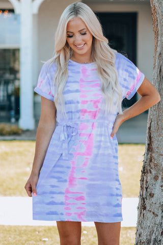 Damen Mom &amp; Me Dress Tie-Dye Sommerkleid