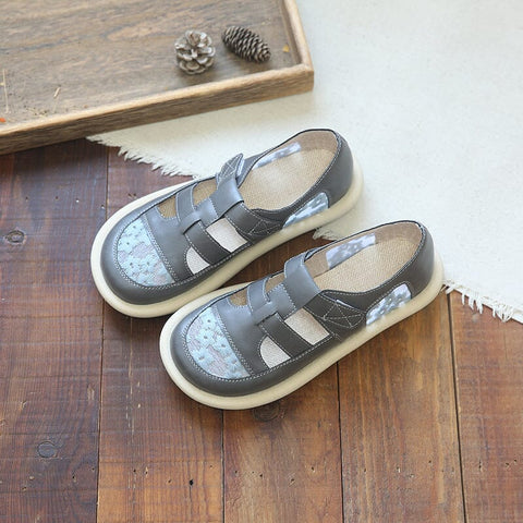 Women Retro Hollow Breathable Casual Sandals