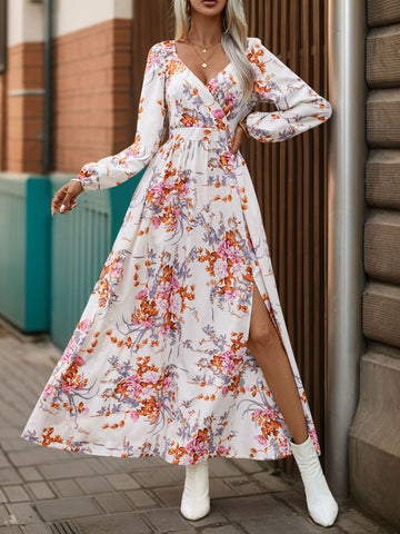 Langärmliges Maxikleid