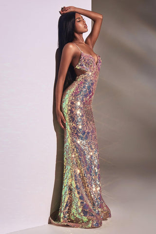 Fitted Long Sexy Prom Gown