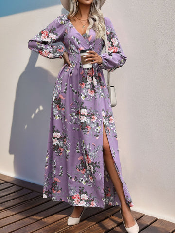 Langärmliges Maxikleid