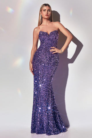 Mermaid Long Sequins Prom Dress