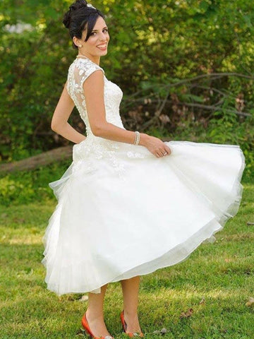 Chic Sweetheart Short Ball Gown Wedding Dresses