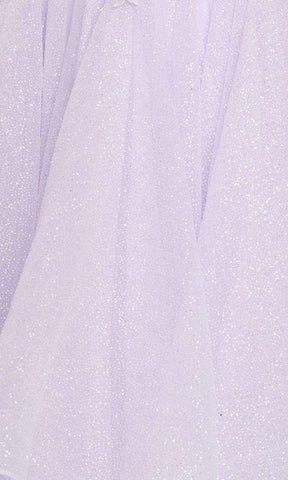Tiered Skirt Prom Gown