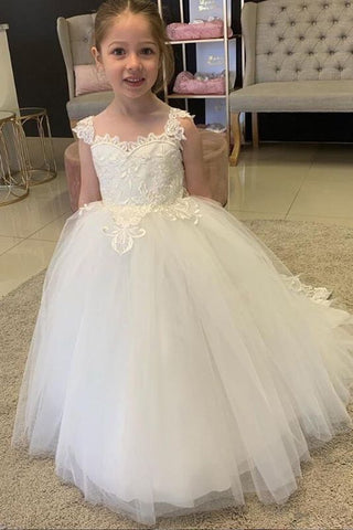 Süßes langes Tüll-Ballkleid im Boho-Stil mit Schleife