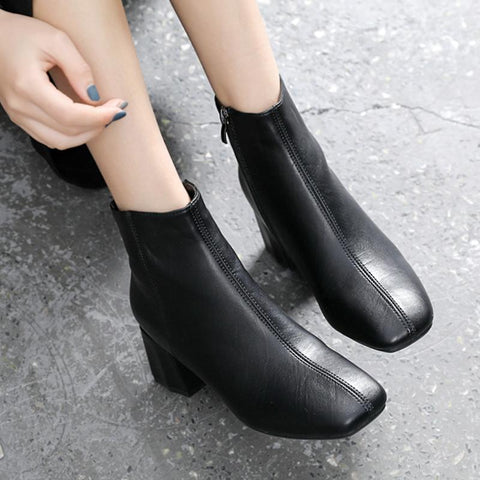 Short Boots Martin Boots Women High Heels