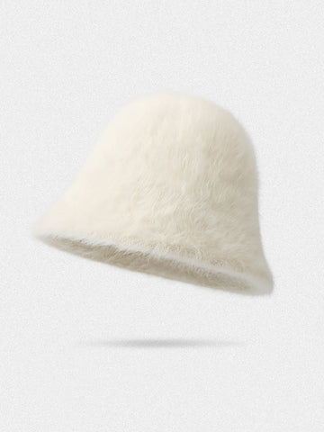 Women Winter Warm Gradient Color Plush Hat