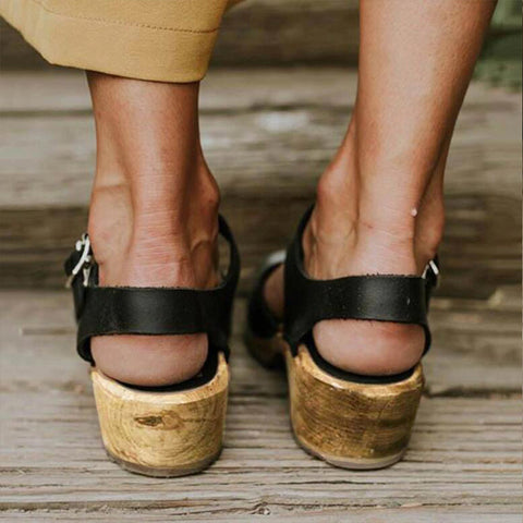 Summer Women Wedge Sandals Female Platform Boots Mid Heel Sandal Back Strap Casual Shoes Ladies Sandals Womens Shoes Plus Size