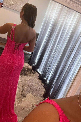 Stars Sequins Prom Dress