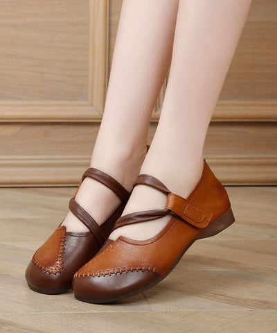 Handgemachte grüne flache Schuhe zum Schnüren für Damen