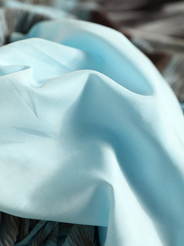 Women Summer Vintage Ink-print Pleat Skirt