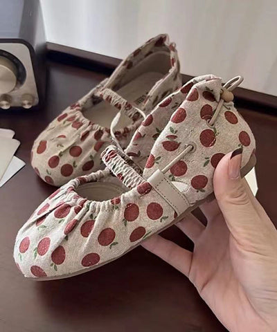 Original Design Canvas Print Vielseitige Flats Schuhe