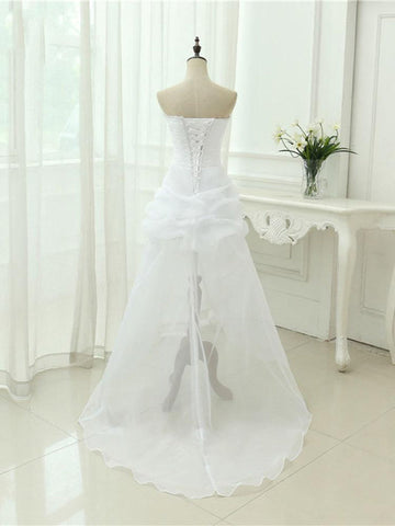 Elegant Off-the-Shoulder Crystal Tulle Wedding Dresses