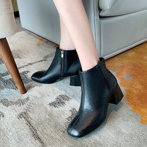 Short Boots Martin Boots Women High Heels