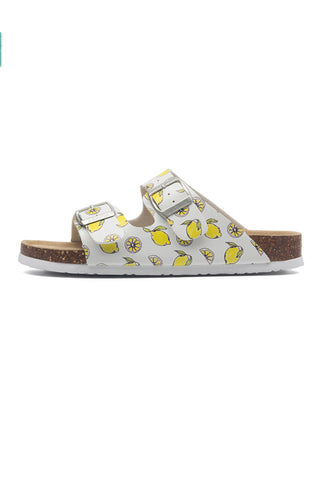 Printed Buckle Birkenstock Sandals