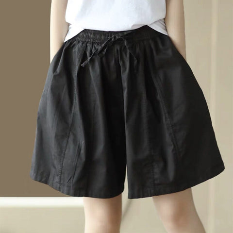 Women Summer Retro Loose Casual Shorts