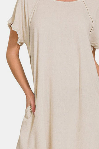 Flowy Beach Dress with Pockets