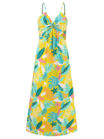 Tropical Vacation Maxi Resort Dress