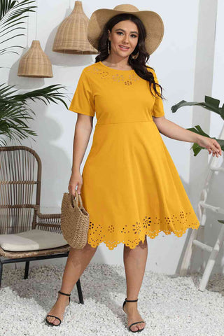 Black Plus Size Resort Vacation Dress