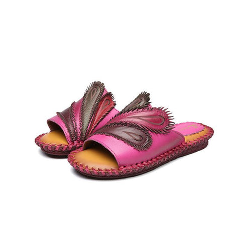 2022 Ethnic Style Flat Bottom Casual Beach Slippers
