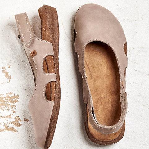 New Women Casual Wedges Sandals Summer Buckle Hot Gladiator Retro Non-slip Sandals Flock Ladies Party Office Shoes