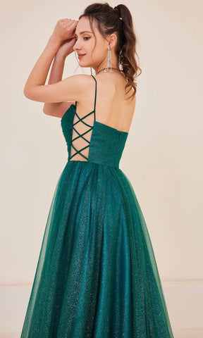 Ruched Bodice Prom Gown