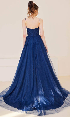 Ruched Bodice Prom Gown